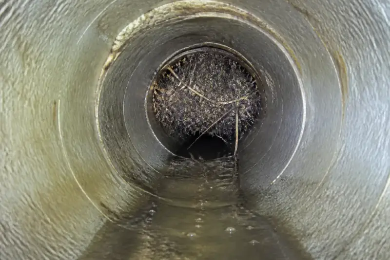 CCTV view used to find a damaged section