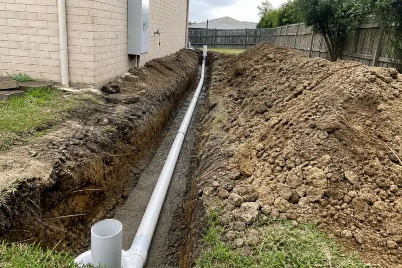 Side trench where replacement may be the better option