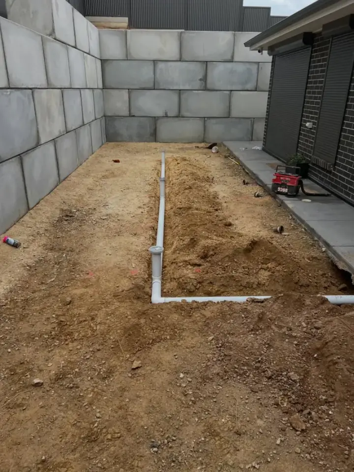 Stormwater installation, Northern Stormwater Solutions job photo